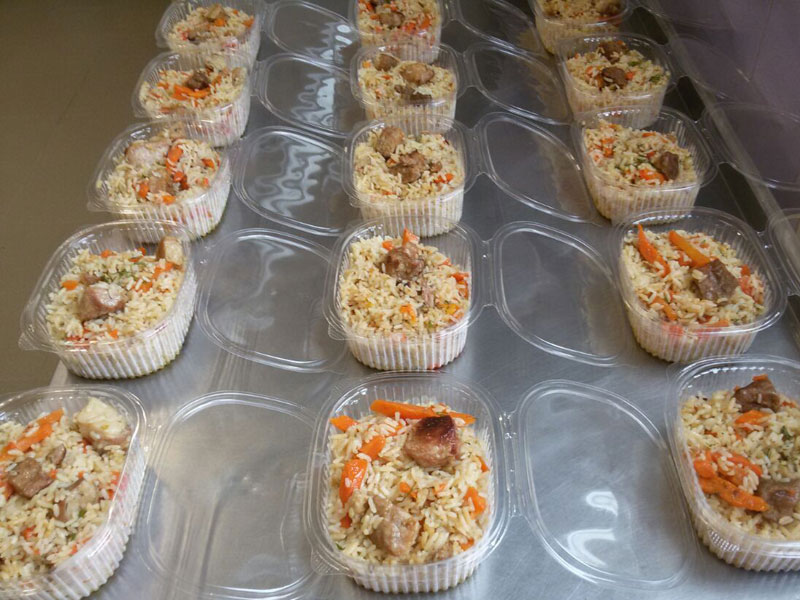 Рис с мясом и морковью Апрелевка