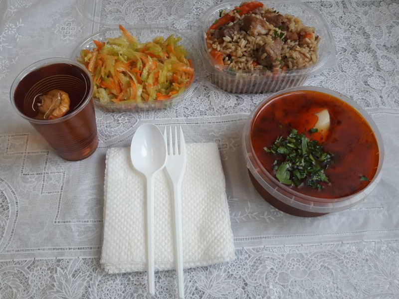 Борщ, плов и овощи Апрелевка